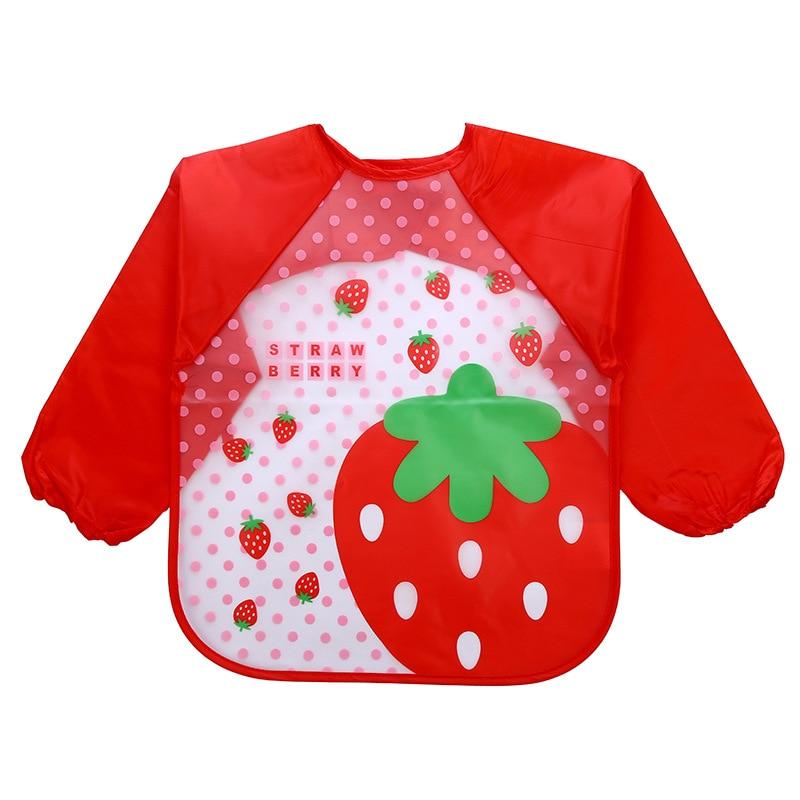 Modern Luxury NEW Baby Cute Cartoon Waterproof Long Sleeve Apron Baby  Feeding Bib for Children Baby and Kids