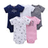 5PCS/SET Baby Bodysuit Newborn Clothes Short Sleeve Cotton Unisex Body Clothing Pajams for Kids