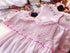 Handmade Luxury Interesting Baby Girl Spring Autumn Long Sleeve Pink Handmade Smoking Dress