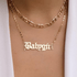 Modern Luxury Design Cross Gold Pendant Necklaces For Women In Gold Modern Jewelry Style