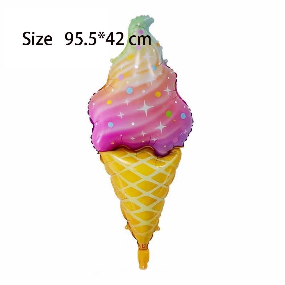 Big Heart Luxury  Decorations Ballons and  Donuts Lip Stick Ice Cream and Rainbow Style Balloons For Kids  Baby and Birthday Decorations Inflatable Helium