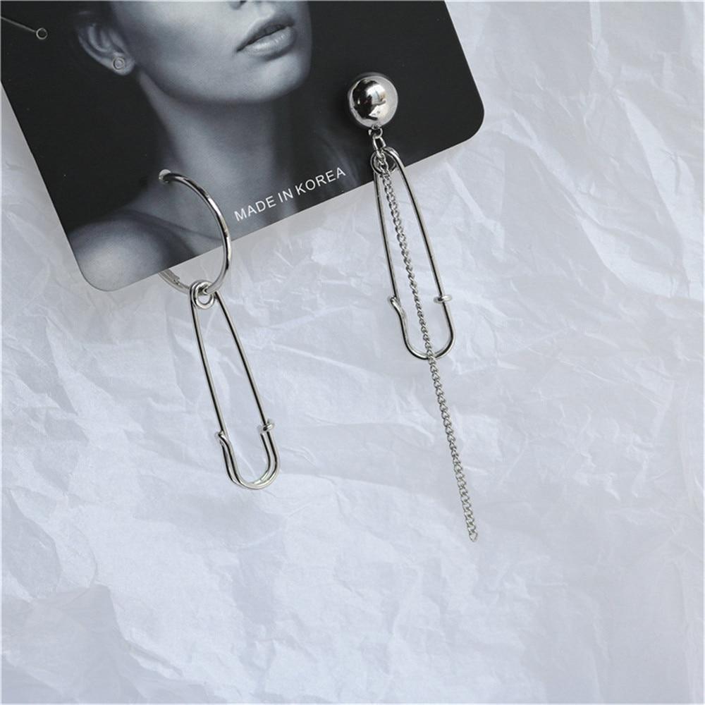 Luxury Punk Sliver Drop Earrings With Creativity Jewelry Accessories For Women In Simple Fashion Design