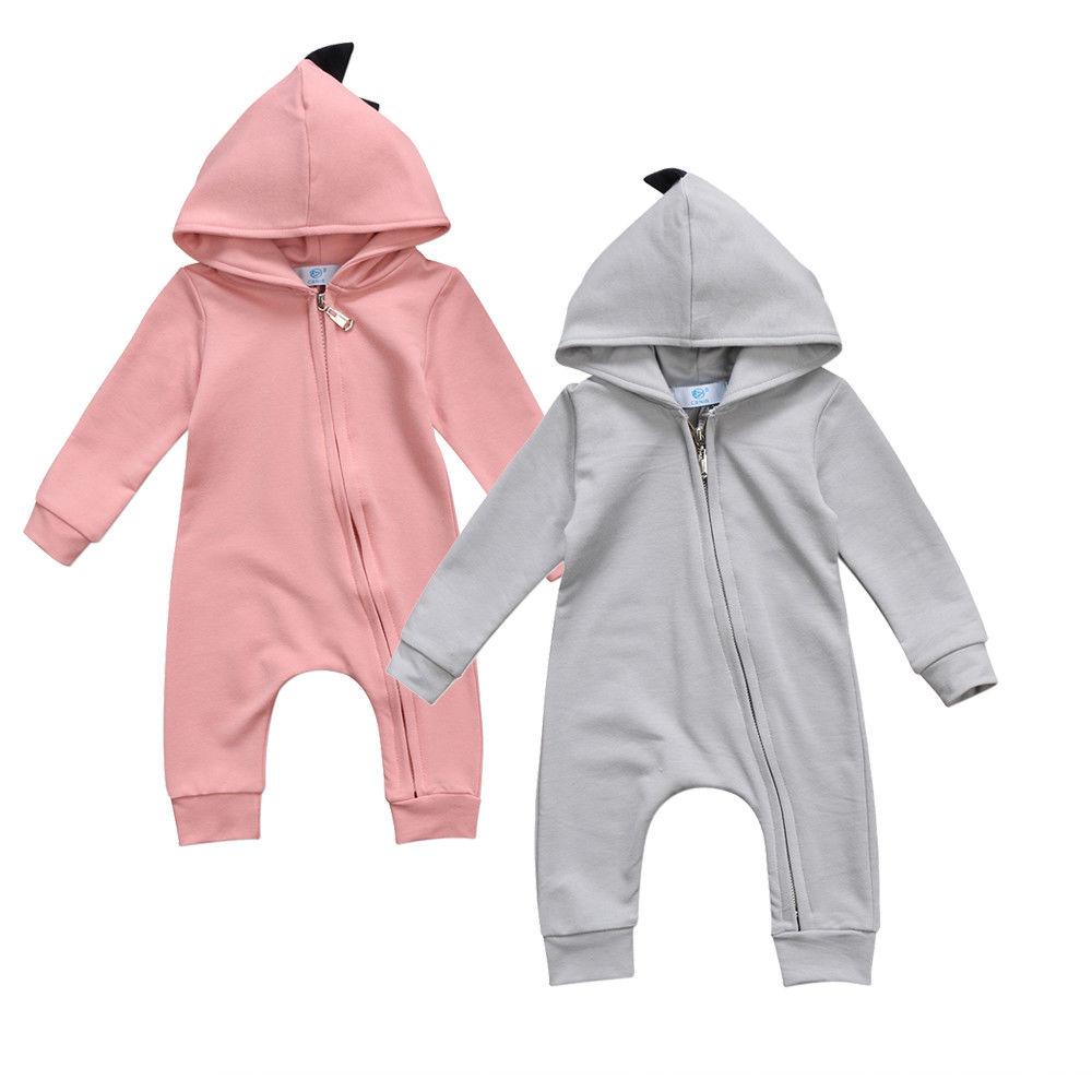 Baby  Dinosaur and Rabit Jumpsuit With Zipper Newborn Baby Clothes Crawling Clothes Baby Girls and Boys Kids Costume Jumpsuit