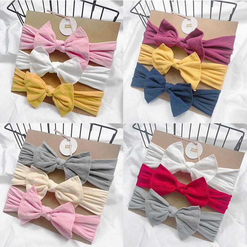 Baby Headbands For Newborn Hair Band Cute Baby Bow Flower Elastic Bow Headwear Kids Gifts Girl Hair Accessories