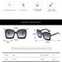 Fashion Oversized Women Square Big Frame Graduent Woman and Lady Sunglasses Brand Designer with  UV400 Protection gafas de sol mujer