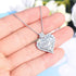 Diamond Shiny Heart Cubic Zirconia Charm Women Necklace Love Birthday Gift Formal Occasion Party Dazzling Pendent Necklace Jewelry Design