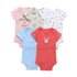 5PCS/SET Baby Bodysuit Newborn Clothes Short Sleeve Cotton Unisex Body Clothing Pajams for Kids