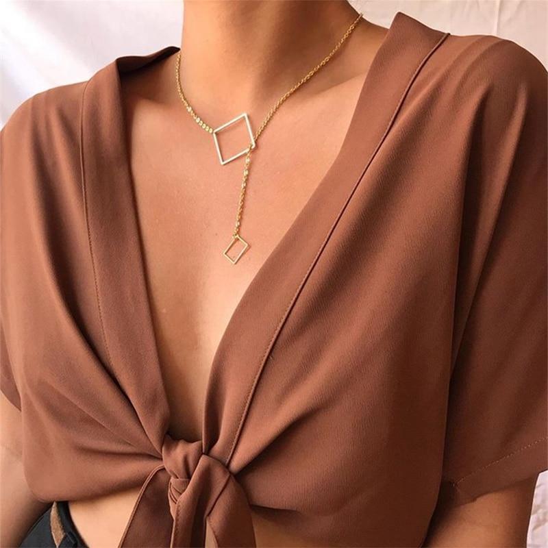 Style Gold Necklaces For Women and Girl With Long Coin Pendant & Necklace Design