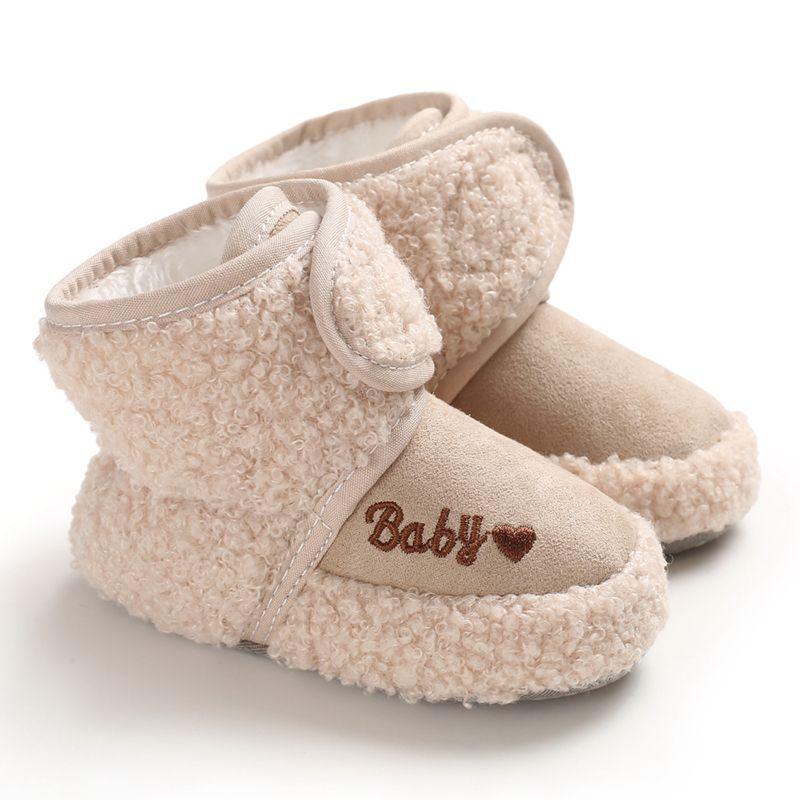 Baby Winter Warm First Walkers Cotton Baby Shoes Cute Infant Baby Shoes Soft Sole Shoe For Toddlers For Boys And Girls