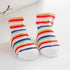 Comfortable Cute Cotton Newborn Soft Baby Girls Boys Socks Infant Toddler Stripe Anti Slip Stretchy Socks