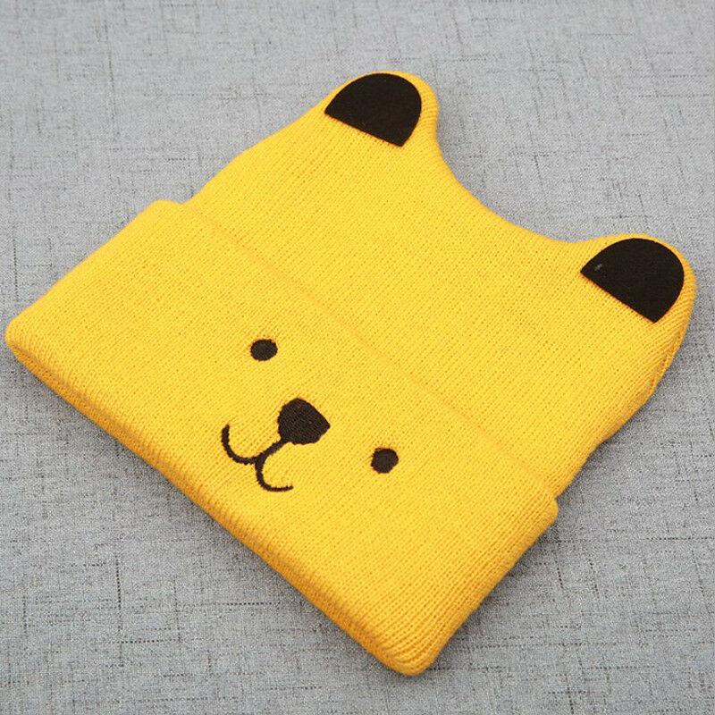 Modern New Baby 3D Cartoon Hat Spring Autumn Baby Hat for Boys and Girls Knitted Cap In Modern Cat Style For Baby