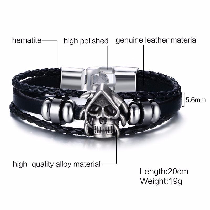 Handmade Sailor Anchor Ship Bracelet In Vintage Retro Rudder Charm Bracelet for Men Made from leather and Stainless Steel for Man