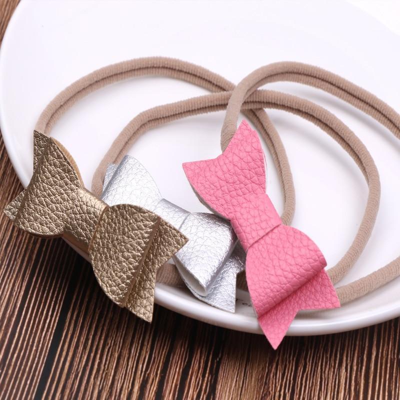 Cute Bow Baby Headband for Girl Nylon Head Bands Turban Newborn Headbands Hairbands for Kids Baby Hair Accessories For Baby