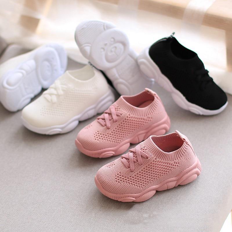 Modern Sport KIds and Baby Sneakers Shoes Anti slip Soft Bottom Baby Sneaker In Casual Flat Sneakers Shoes Children Girls and Boys Sports Shoes Style