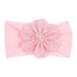 Cute 1PCS Baby Girls Lotus Flower Nylon Headband Knot Elastic Newborn Toddler Headwraps Kids Hair Accessories Gifts