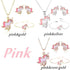 Modern Luxury New Elegant Necklace Earrings and Brecelet in On Amazing Good-Looking Cartoon Unicorn Set For Girls Kids and Woman