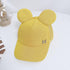 Luxury Modern Shiny Kids Baby Hat With Ear Letter Summer Baby Girl Boy Sun Hat Baseball Caps Cotton For Kids