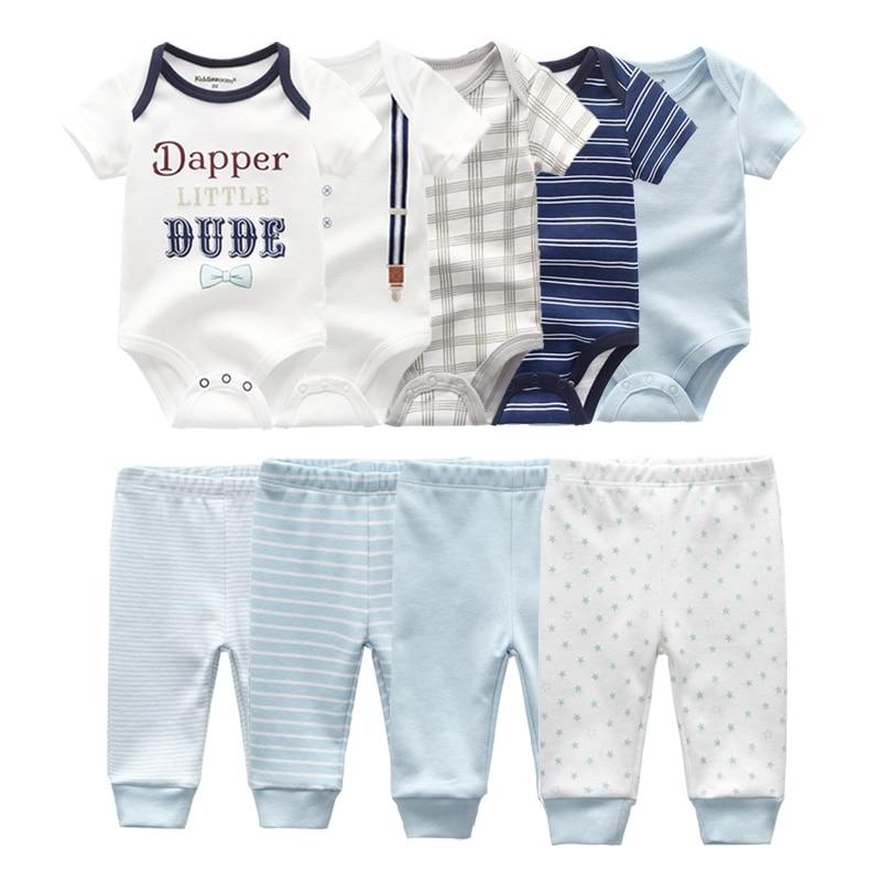 Solid Bodysuits Pants Baby Boy Clothes Clothing Sets 0-12M  Unisex Newborn Baby Pajamas Romper Jumpsuit For Boys and Girls Kids