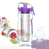 900mlFruit Infuser Water Bottle Juice Shaker Sports Lemon Water Bottle Fitness Sport Fruit Drinking Bottles Gadget For Fitness Sport and Excerises In Modern New Trend Design