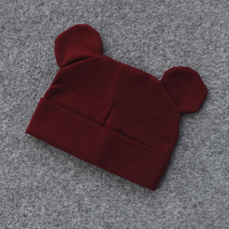 Baby Cap With Ears Cotton Warm Newborn Accessories Baby Hat For Kids Infant Toddler Beanie Cap