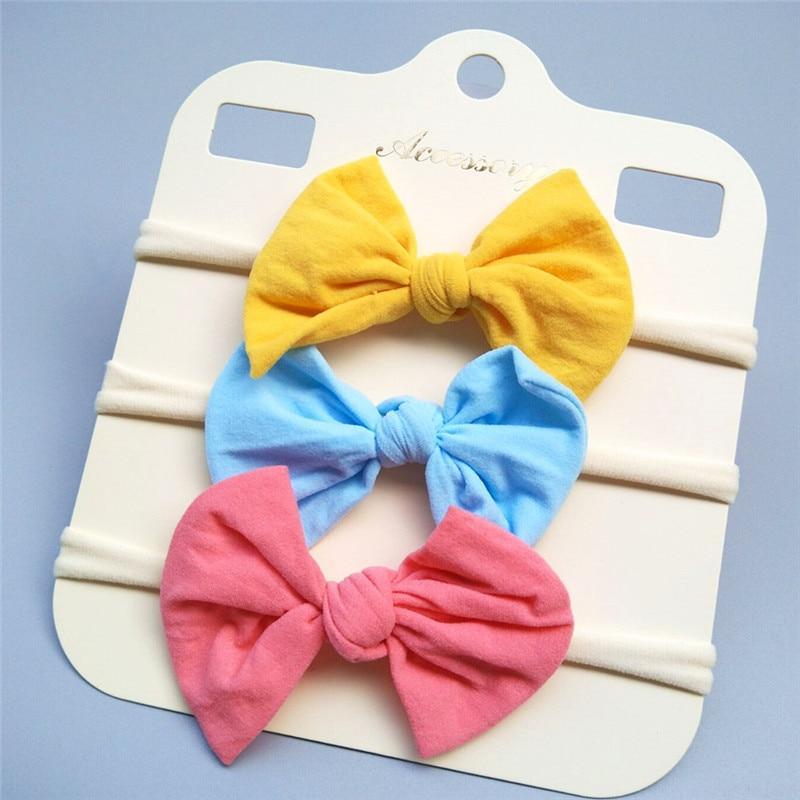 Baby Headbands For Newborn Hair Band Cute Baby Bow Flower Elastic Bow Headwear Kids Gifts Girl Hair Accessories