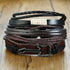 Braided Wrap Leather Bracelets for Men and Women Vintage Wooden Beads  Tribal Wristbands Bracelet Perfect Gift For Man Jewelry