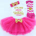 Princess Girls Tutu Dress Toddler Kids Clothes Baby Baptism 1st First Birthday Outfits Dress For Birthday Party