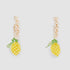 New Modern Irregularity Resin Flower Drop Earrings Stylish Wedding Jewelry For Women Handmade Elegant Earring