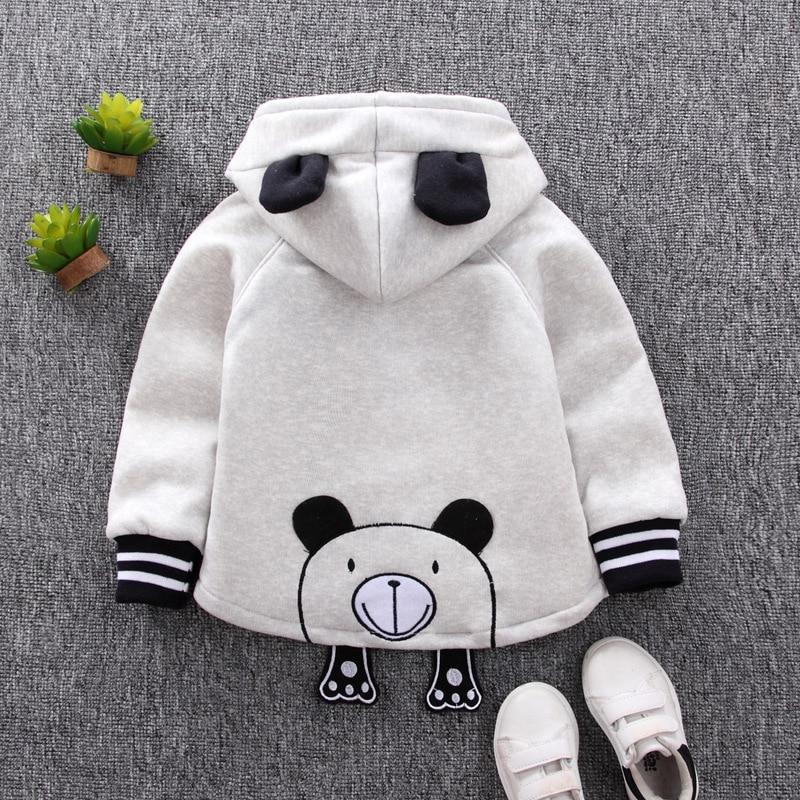 Winter Baby Warm Cotton Coat for Children Outerwear, Newborn Jacket For Infant Clothing For Boys and Girls In Bear Design For Autumn and Winter Season