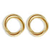 New Big Circle Round Hoop Earrings for Women's Fashion Statement Golden Punk Charm Earrings Party Jewelry