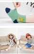 5Pairs Newborn Cotton infant Anti-slip floor socks for Boys/Girls Cute Cartoon animal Baby Toddler Socks For Baby and Kids