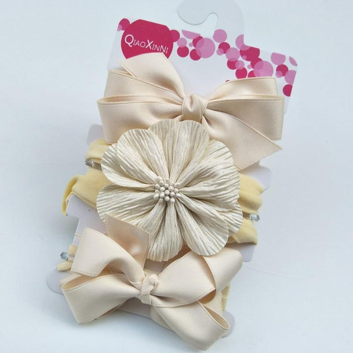 Luxury Modern Baby Headband Crown Flower Bows Hairband Baby Girl Headbands Newborn Hair Accessories Elastic Baby Hair Band