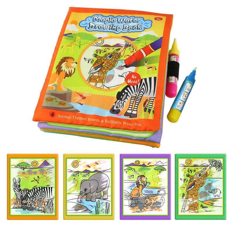 Magic Water Drawing Books Coloring Books Doodle & Magic Pen Painting Drawing Board Children  Painting Toys Birthday Gifts