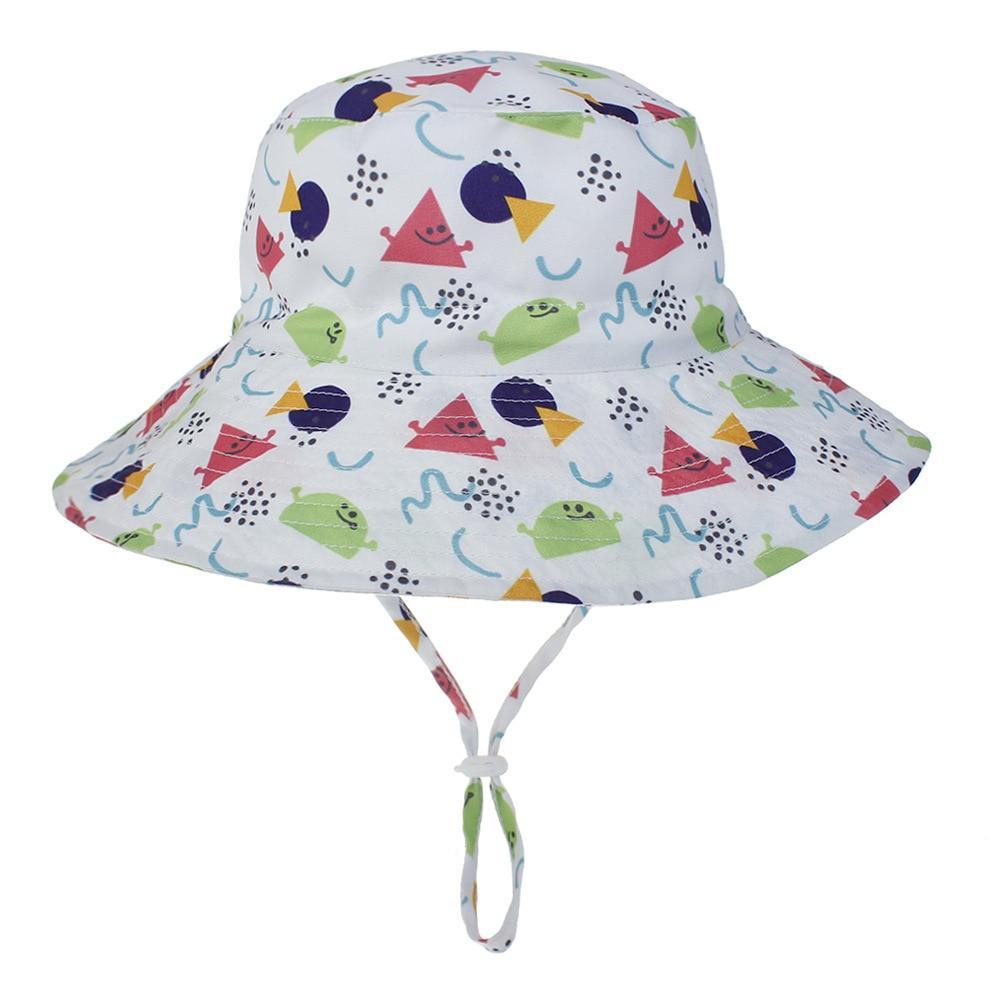 Modern Baby Hat for Girls & Boys Kids Bucket Hat Travel Beach Hat Baby Cap Sun Hats with Windproof Rope