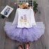 Modern Luxury Unicorn Party Dresses For 1 Year Baby Girl Birthday Outfits FOr 1st Birthday Party In Modern New Design