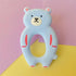 4pcs  Bear Silicone  Teether Baby Teething Toys Chewable  Cartoon Animal Shape Baby Products Nursing Gift