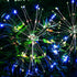 Modern Garden Luxury LED Solar Waterproof Lamp In Shape Of Tree Fireworks With Copper Wires