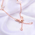 Butterfly Pendant Anklets Foot Chain Leg Bracelet Handmade Anklet Rose Gold Silver Color Jewelry