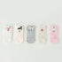 5 Pairs Thin Combed Cotton Cute Animal Baby Socks Mesh Short Socks For Newborns Boys & Girls