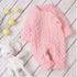 Handmade Knitted Baby Clothes Long Sleeve Newborn Baby Romper Winter Spring Baby Girl Romper Jumpsuit For Boys and Girls