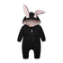 Elegant Baby Clothes Rompers Jumpsuits Newborn Cartoon Little Bee Rabbit Ears Zipper Clothes Cotton Jackets For Kids