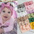 Modern Baby Headband Turban Flower Bow Newborn Baby Girl Headbands Elastic hairband For Girls Baby