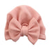 Modern Turban Baby Girls Bow Turban Hats Cotton Kids Beanie Children Hats Accessories For Girls Baby