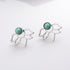 New Fashion Round Dangle Drop Korean Earrings For Women In Geometric Round Heart Gold Earring Elegant Style