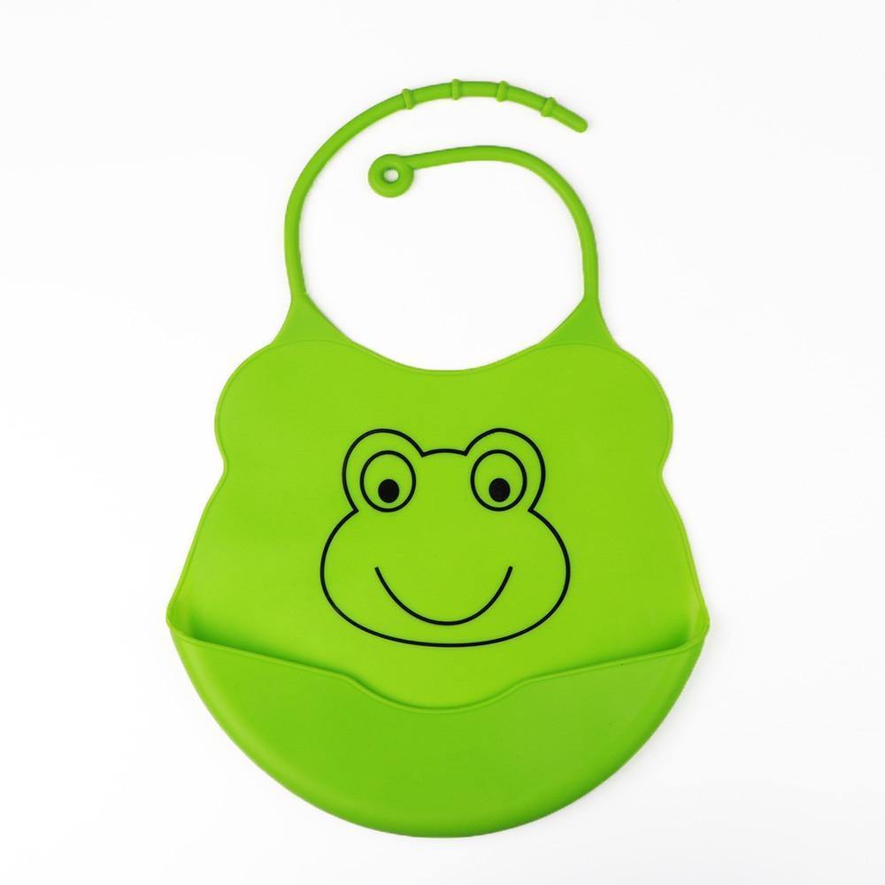 Silicone Baby Bibs waterproof Baby Saliva Towel Animal Adjustable Cloths Bandana Soft Feeding Cartoon Bib For Kids