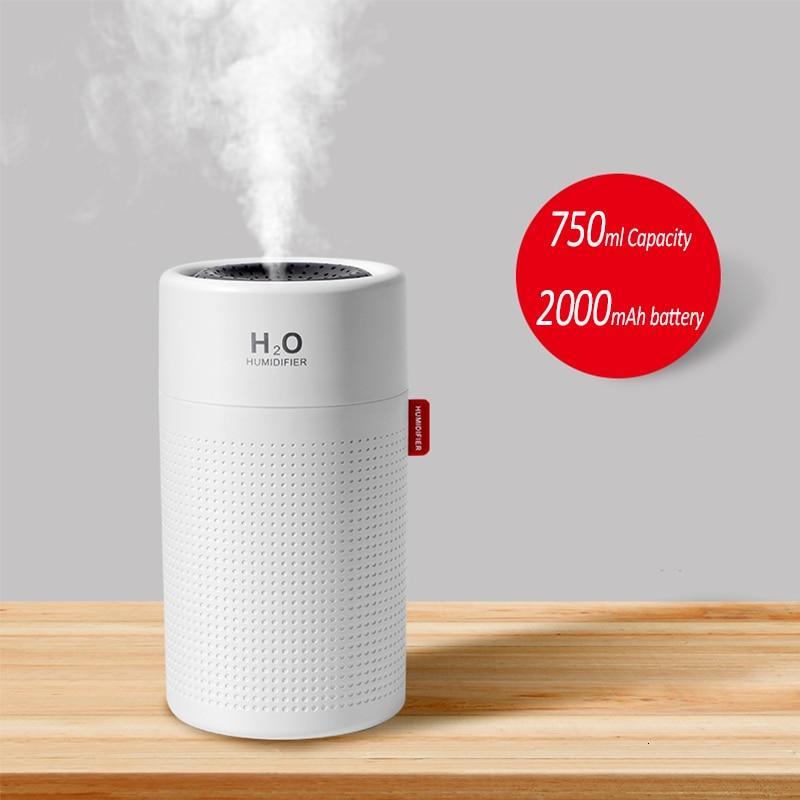 Wireless Air Humidifier USB Portbale Aroma Diffuser 2000mAh Battery Rechargeable Umidificador Essential Oil Humidificador Mist Maker