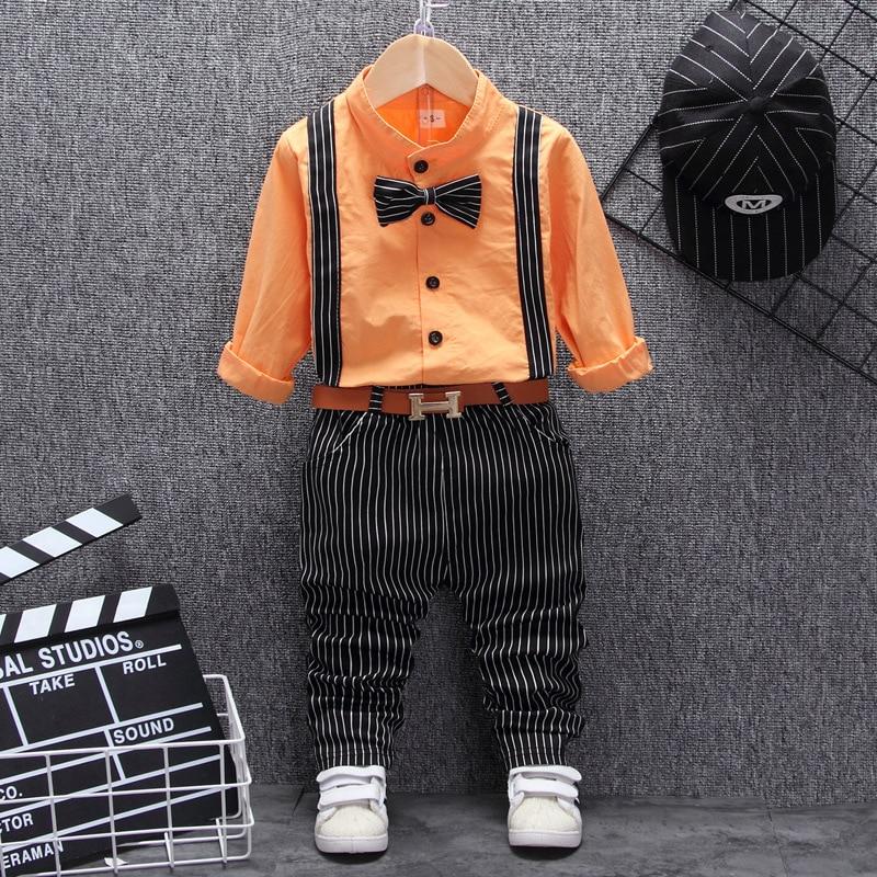 Modern Luxury Classic style Fall Baby Boys and Girls Clothing Set T-shirt Tops Pant Tracksuits Outfits For Kids