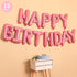 Birthday Balloons Foil Number Ballon Banner Party Decorations  Rose Gold