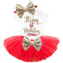 Modern New Tutu Dress Toddler Girls 1st Birthday Party Outfits Princess Costumes for 12 months Girls