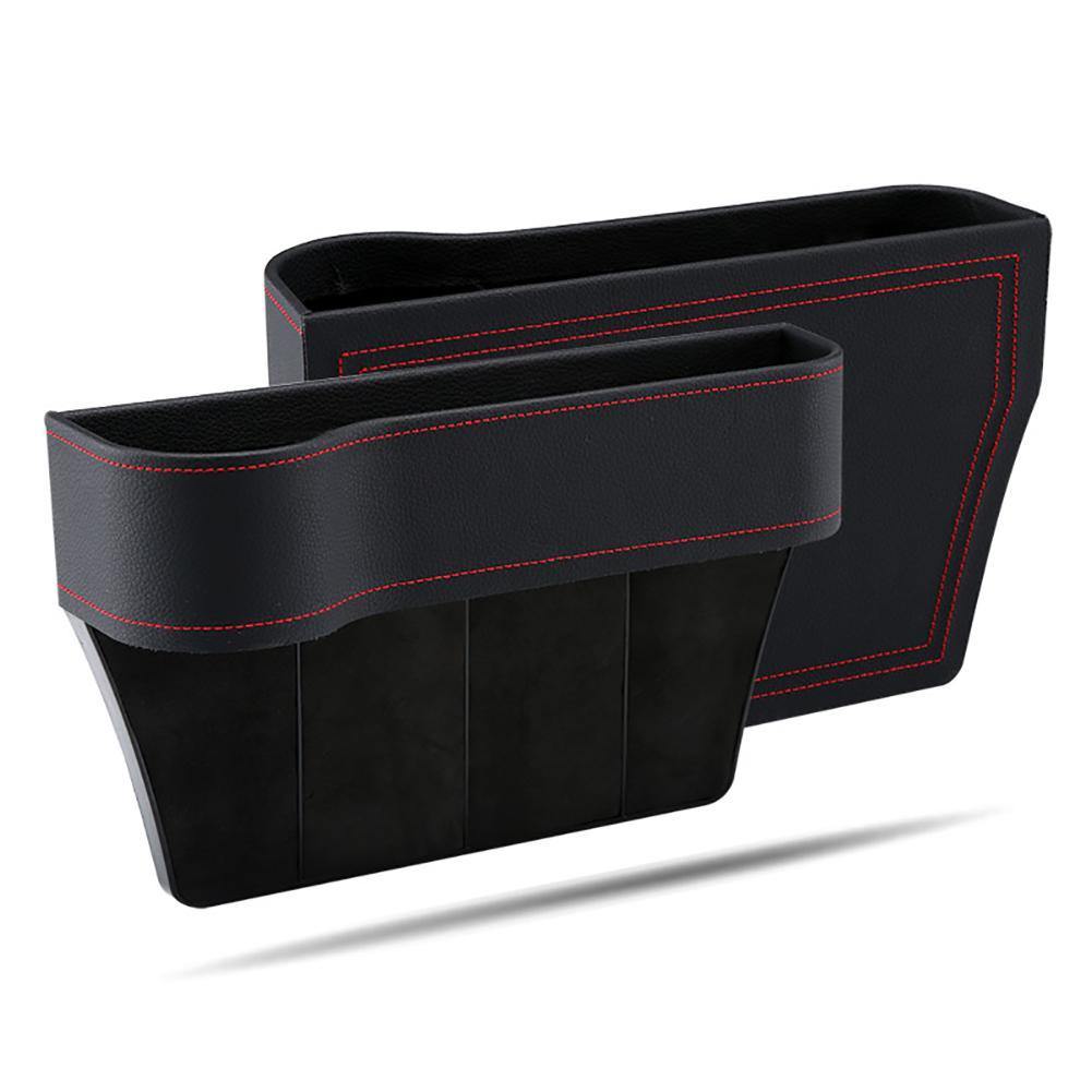 Multifunctional Car Seat Gap Storage Box Cup PU Leather Pocket Catcher Organizer Phone Bottle Cups Holder Car Accessories